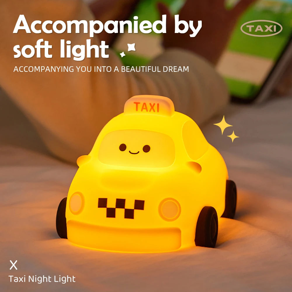 LED Tennis Night Light for Baby Nursery Toddler Fun Football Silicone Sleeping Light Rechargeable Bedside Touch Lamp For Room