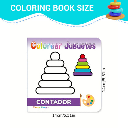 1 set of 10 children's handwriting tracking simple drawing coloring books simple simple drawing learning and DIY color coloring