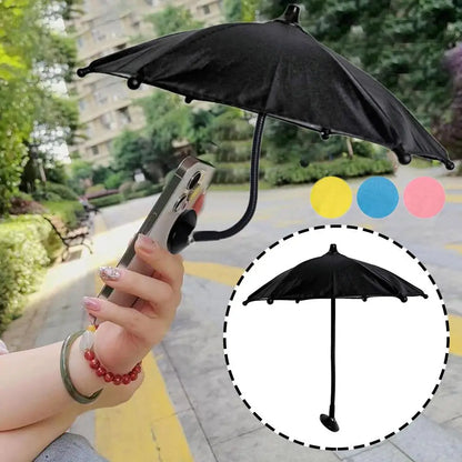 Magnetic Phone Umbrella For Iphone 15/14/13/12 Pro/Pro Max Anti-glare Sun Shade Cover 360° Rotation Mini Umbrella