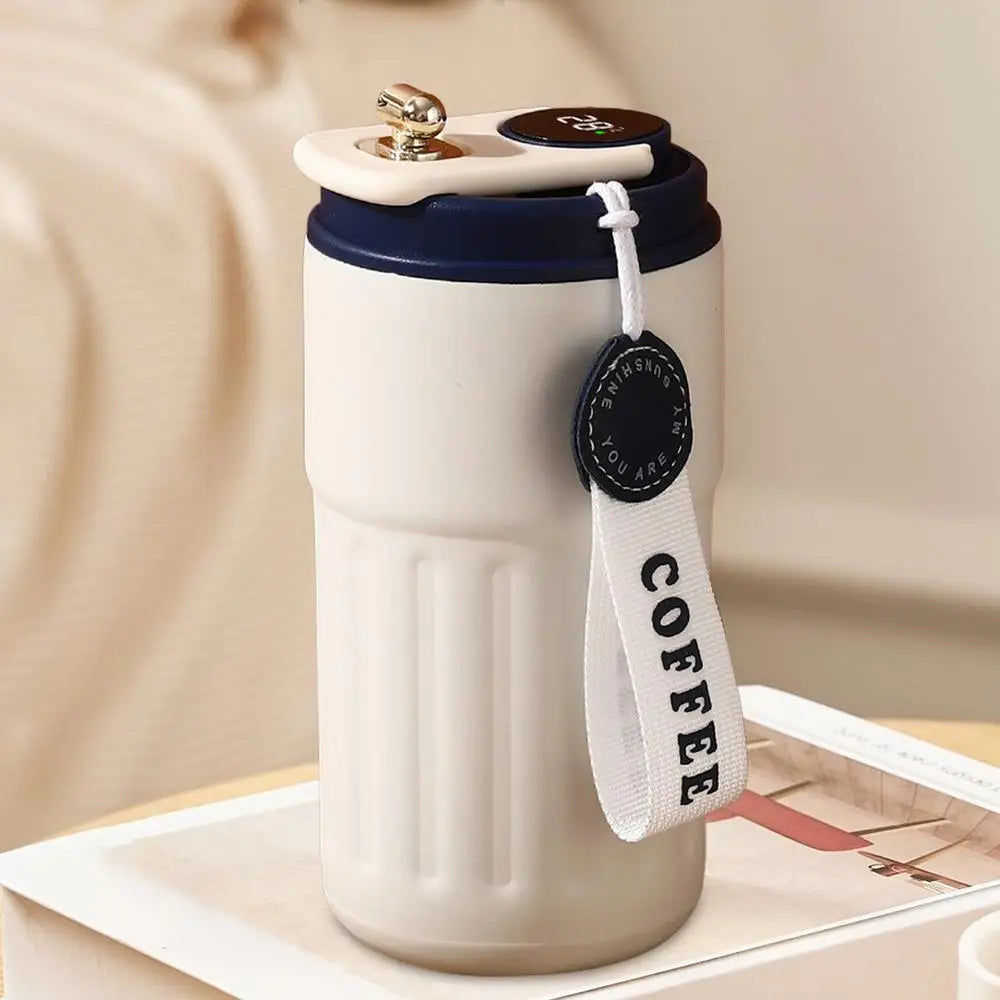 Smart Temperature Display Coffee Mug Leak-Proof Vacuum Cup Water Glasses Water Bottles Portable Thermo Mug for Traveling Outings