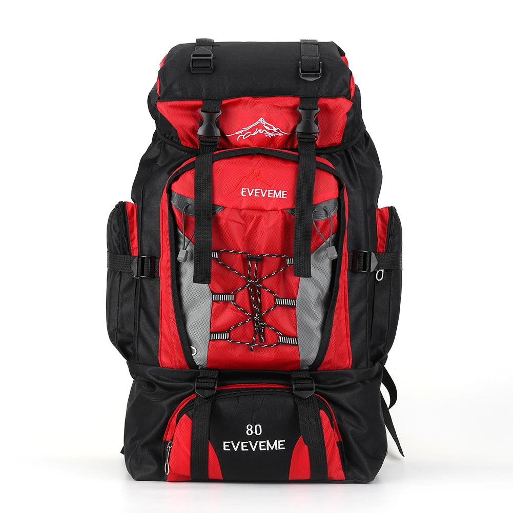 80L Outdoor Mountaineering Backpack For Men And Women Cycling Backpack For Men Women Sports Backpack Leisure Travel Backpack