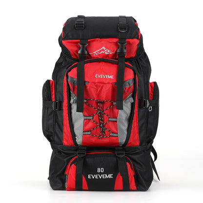 80L Outdoor Mountaineering Backpack For Men And Women Cycling Backpack For Men Women Sports Backpack Leisure Travel Backpack