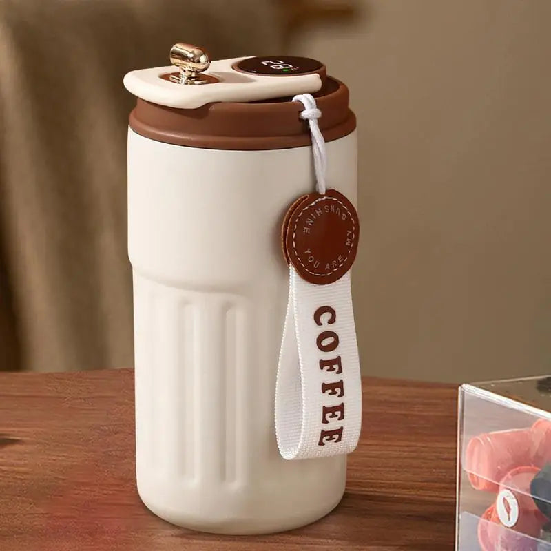 Smart Temperature Display Coffee Mug Leak-Proof Vacuum Cup Water Glasses Water Bottles Portable Thermo Mug for Traveling Outings