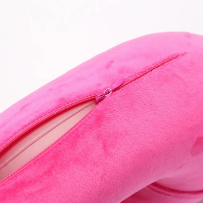 U-shaped Neck Pillow Inflatable Fatigue Relief Travel Pillow Flight Headrest Sleep U-shaped Cushion for Plane