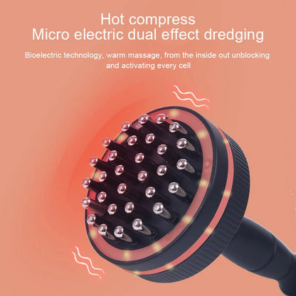 Home electric meridian brushing and scraping instrument, muscle and five element unblocking device, massage