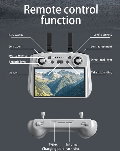 Drone professionnel AE3 Pro Max avec écran 360 ° Évitement d'obstacles sans brosse 8K double caméra 3 axes cardan quadrirotor FP