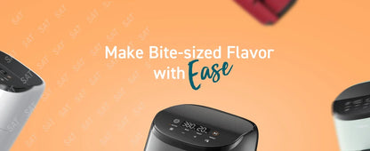 t Mini Air Fryer 2.1 Qt, 4-in-1 Small Airfryer, Roast, Reheat, Low-noise, Nonstick and Dishwasher Safe Basket, 30 In-App Recipes