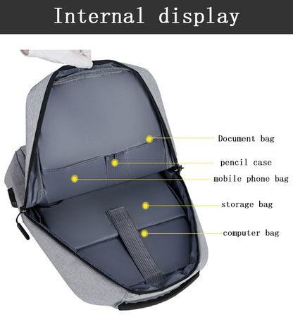 Lightweight Business Laptop Backpack, 13 Inch, 14 Inch, 15 Inch Computer Backpack, MEN'S AND WOMEN'S Travel Backpack, Student BA