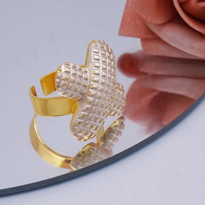 2023 Fine Jewelry Sets For Women Dubai Bridal Wedding Gifts Necklace Bracelet Earrings Ring Jewellery Set African Bead jewelry