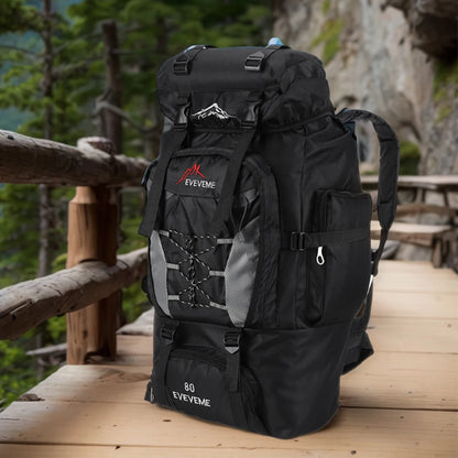 80L Outdoor Mountaineering Backpack For Men And Women Cycling Backpack For Men Women Sports Backpack Leisure Travel Backpack