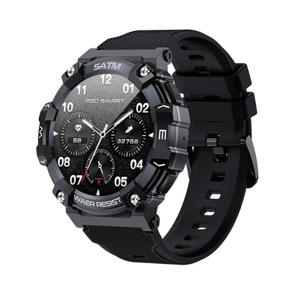 PG666 Outdoor Rugged Smart Watch Men IP68 Waterproof Bluetooth Call Smartwatch Multiple Sports Modes Blood Pressure Oxygen Watch