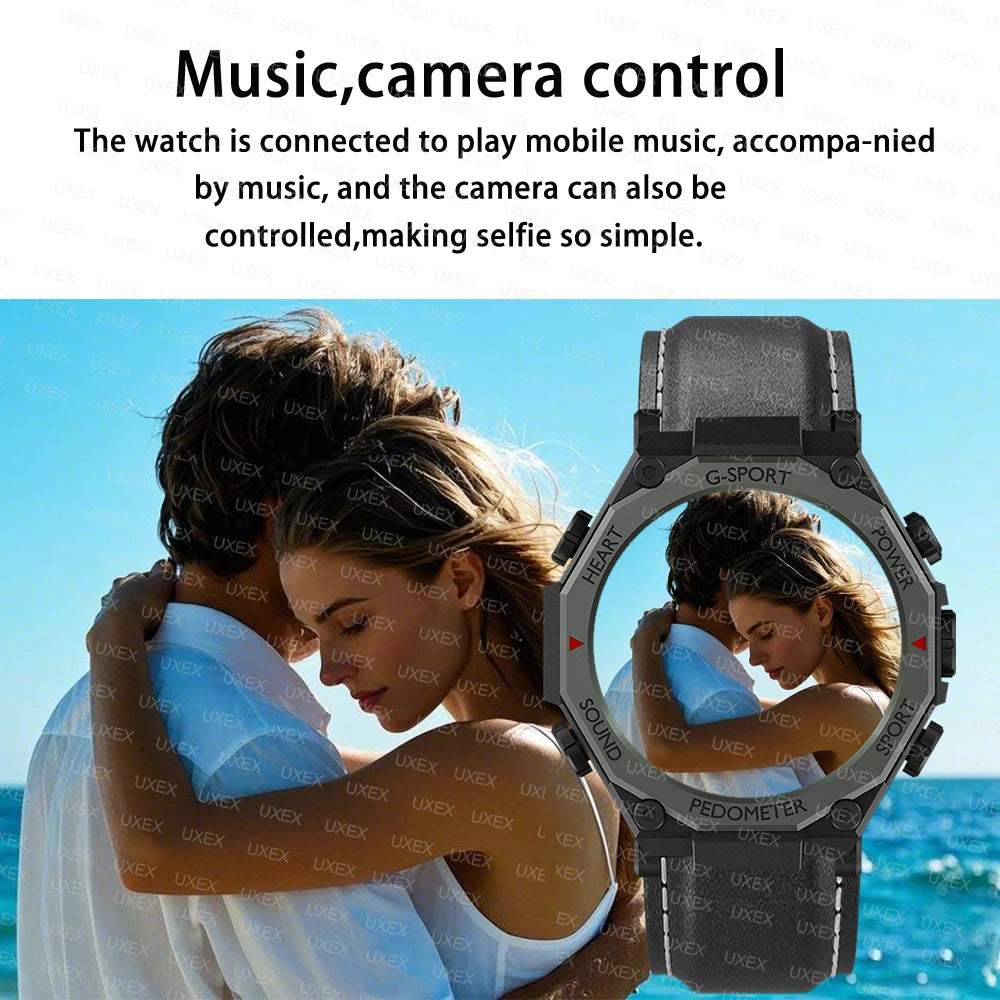 Outdoors Watches Men And Women 1.52”HD Bluetooth Call Health Tracking Alarm Clock Flashlight Sports Multifunction SmartWatches
