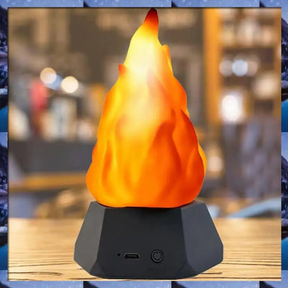 ABSU LED Simulation Flame Lamp LED Flame Lamp Outdoor Camping Garden Landscape Decoration Lamp Dining Table Decoration