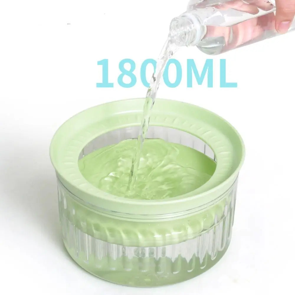 Large Capacity Pet Water Bowl Anti Splash Anti-tipping Pet Drinking Bowl Anti Wetting Mouth Detachable Automatic Dog Bowl