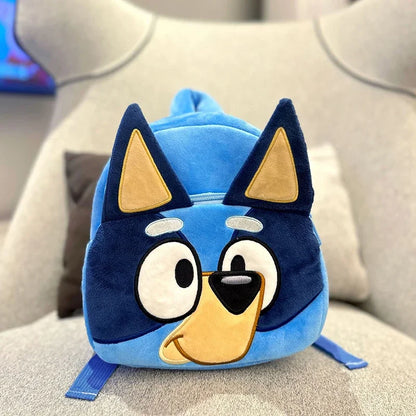 Bluey Anime Backpack Toys Bingo Muffin Cartoon Dog Mini Kindergarten Children School Bag Stuffed Plush Bag Gift For Kids
