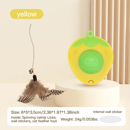 Natural Catnip Balls, delight your cat with healthy kittenteething chew toys, interactive cat teeth cleaning toys