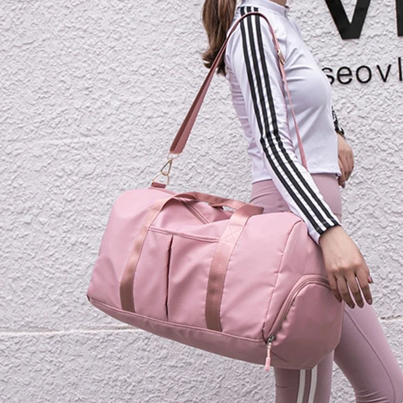 Gym Bag for Women with Shoe Compartment Durable Lightweight Yoga Large Handbags travel bag bolsos de viaje сумка женская sac 가방
