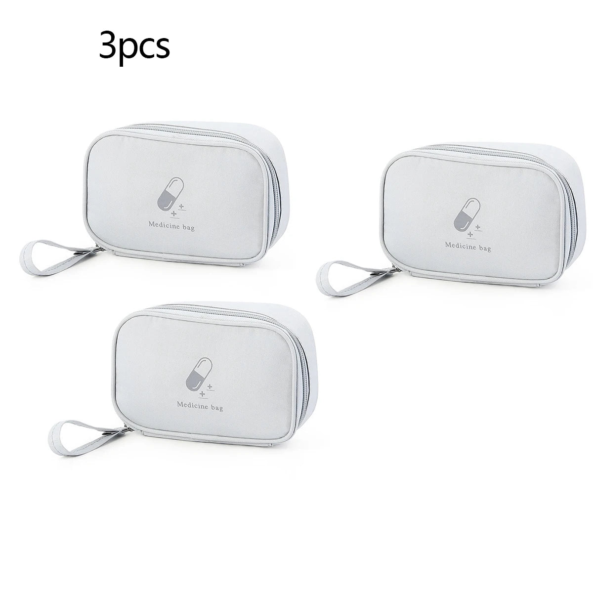 1pc/3pcs/5pcs Portable Medicine Bag Cute First Aid Kit Medical Emergency Kits Organizer Outdoor Travel Household Medicine Pill S
