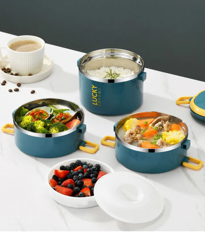 Portable Lunch Box Thermo Insulation Bento Thermos Containers Bento Bag Food Warmer for Kids Food Containers