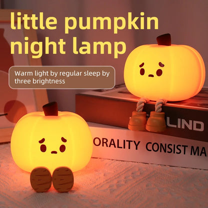 Football Led Night Light Book Light for Reading Soccer Pumpkin New Bedroom Bedside Table Lamp Kids Birthday Gift Cute Cartoon