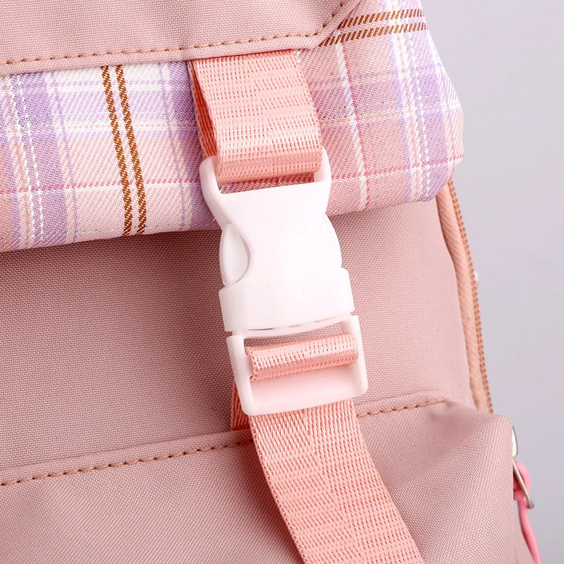 Cute Cinnamoroll Print School Backpack Women Girls Travel Backpack Children Teeneger Students Schoolbags Cinnamoroll Bags Gift