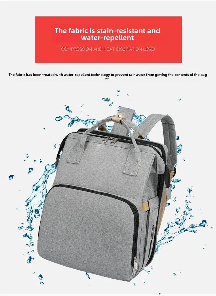 The 2025 New Folding Backpack Bed Is A Portable Baby Bed for Travel and Outings, As Well As A Pressure-resistant Backpack Bed