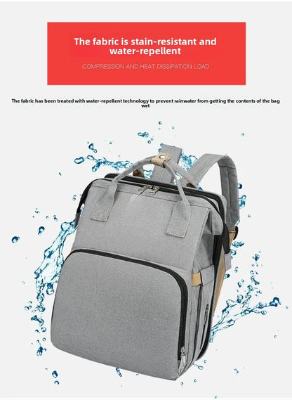 The 2025 New Folding Backpack Bed Is A Portable Baby Bed for Travel and Outings, As Well As A Pressure-resistant Backpack Bed