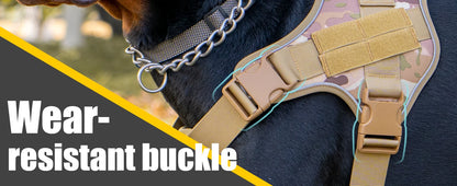 Tactical Dog Harness Pet Doberman Pinscher Pet Training Vest Dog Harness for Small Medium Large Dogs Explosion Proof