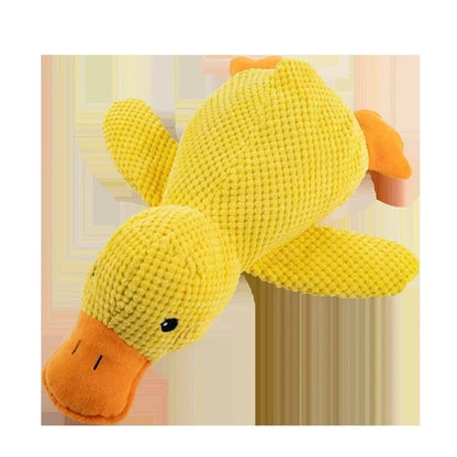 Dog toy plush companion sleeping duck bite resistant teeth grinding sound relief duck sound toy Wholesale and retail