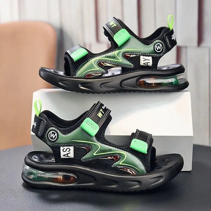 2025 Fashion Kids Sandals Baby Shoes Boy Soft Sole Non-slip Boys Girls Sandals Toddler Children's Shoes Summer Beach 3-14Years
