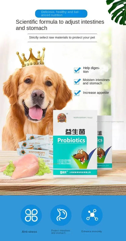 Pet probiotics regulate stomach and enhance appetite cats and dogs general diarrhea constipation vomiting