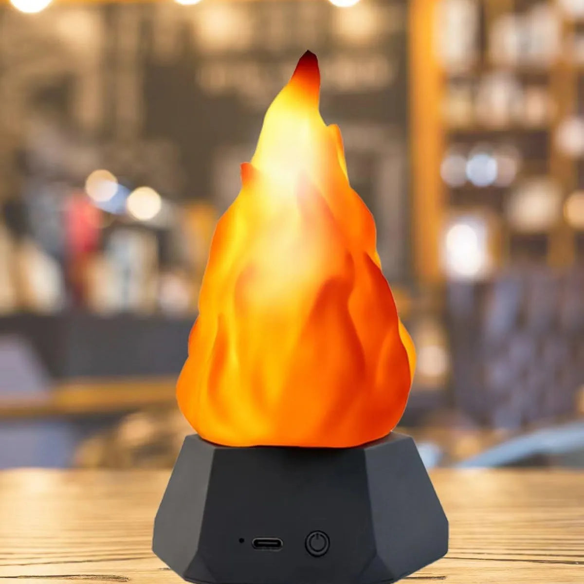 Halloween Flame Atmosphere Light LED Lava Light Wireless Decorative Light Bar Party Decoration Christmas Party Atmosphere Light