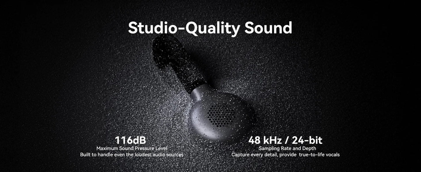 Hollyland Lark M2S Wireless Microphone for iPhone Camera Android PC Noise Cancellation Microphone for Photography Vlog Interview