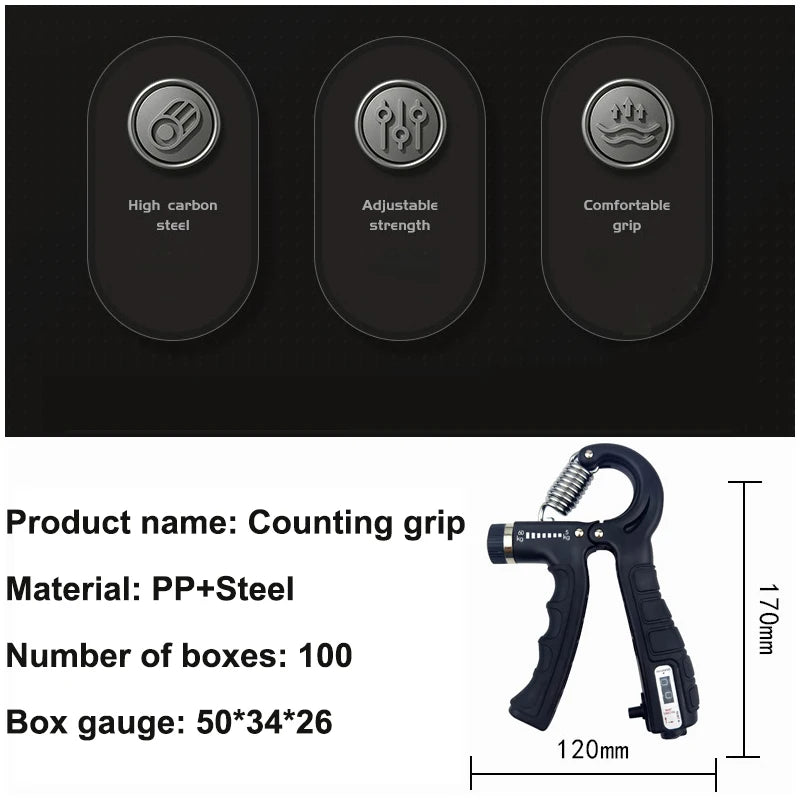 Hand Grips Strengthener Men And Women Arm Spring Finger Massager Expander Hand Exercise Gym Fitness Training Wrist Gripper