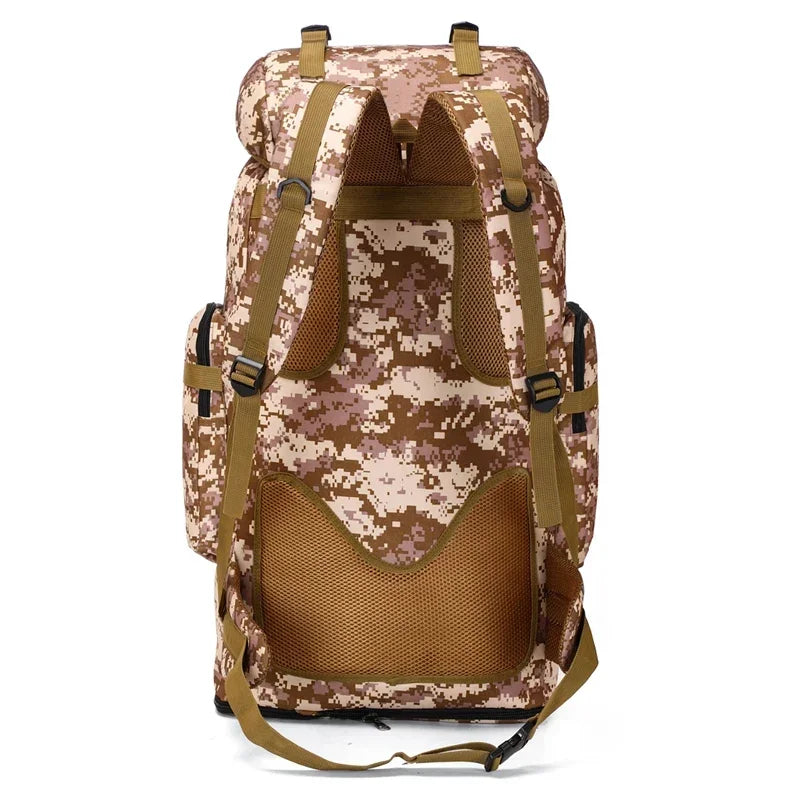 80L/100L  Mountaineering Bag Climb Bag Tactical Backpacks Large Backpack Outdoors Hiking Camping Travel Bags