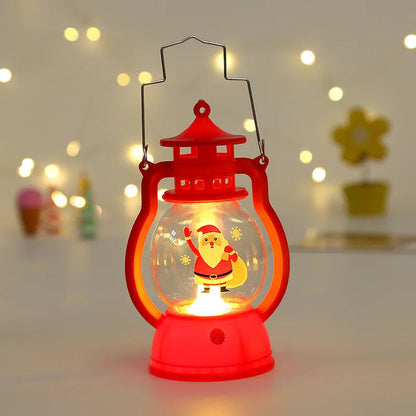 Halloween Hanging Pumpkin Lantern Light LED Ghost Lamp Candle Light Retro Small Oil Lamp Christmas Party Home Decor Horror Props