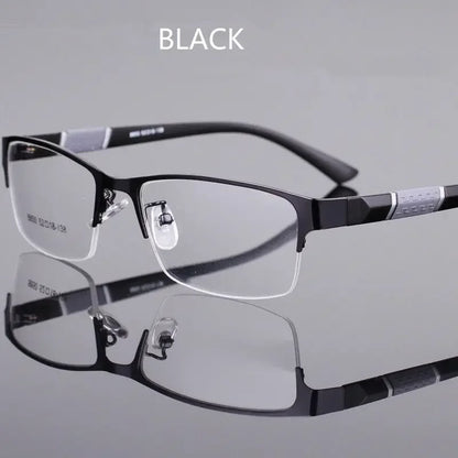 Reading Glasses Men Women High Quality Half-frame Diopter Glasses Business Male Presbyopic Eyeglasses +1.0 1.5 2.0 2.5 3.0 3.5 4