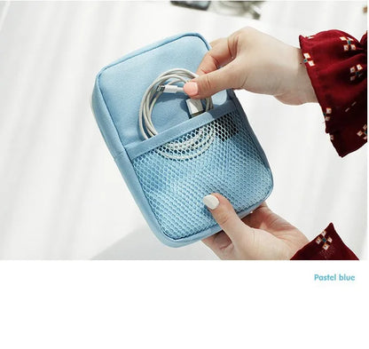 Travel Portable Charger Headphone Cable Digital Bag Storage Bag Travel Gadget Organizer Bag Electronics Accessories Storage Case