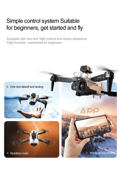 LU200 Drone 8K GPS Professional HD Aerial Photography Triple-Camera WIFI Omnidirectional Obstacle Avoidance Drone 10000M