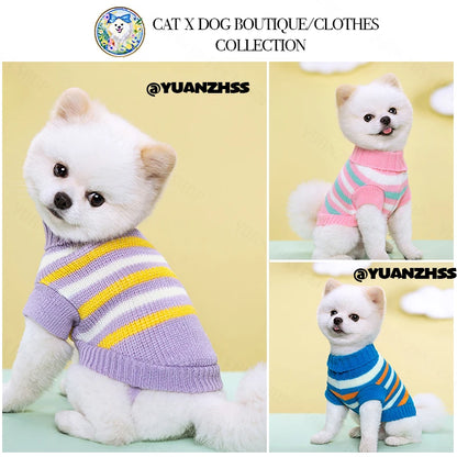 New Collection Pet Sweaters - Cozy Knit Winter Wear for Cats & Dogs | Stylish Animal Jumpers