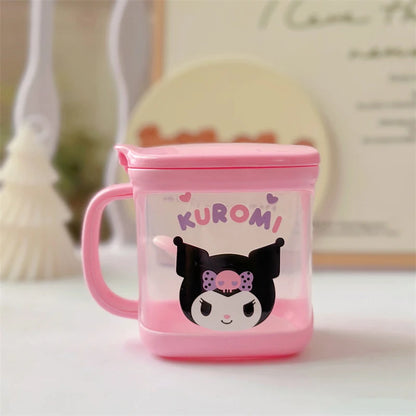 Sanrio Hello Kitty Kitchen Seasoning Box Kuromi Melody Cinnamoroll Msg Salt Sugar Jar Household Seasoning Jar Storage Box