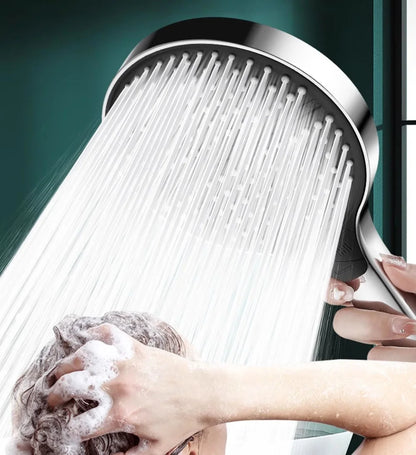 High Pressure 15cm Big Panel Shower Head 3 Modes Adjustable Showerheads with Hose Water Saving Spray Nozzle Bathroom Accessories
