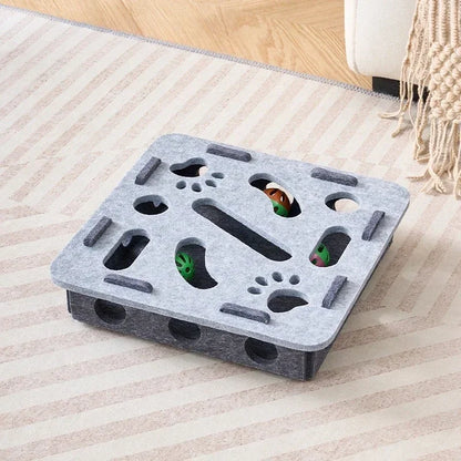 "Interactive Cats Puzzle Toys - Mental Stimulation Maze Box&Sensory Games for Indoor Kittens | Fun Brain Teaser for Smarts Cats"