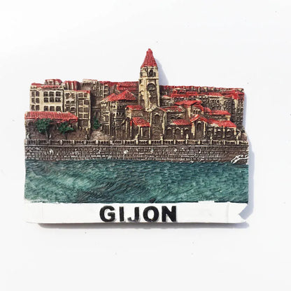 Europe Spain 3D Refrigerator Magnet Tourist Souvenirs Stickers,Home & Kitchen Decoration Fridge Magnet Message Sticker