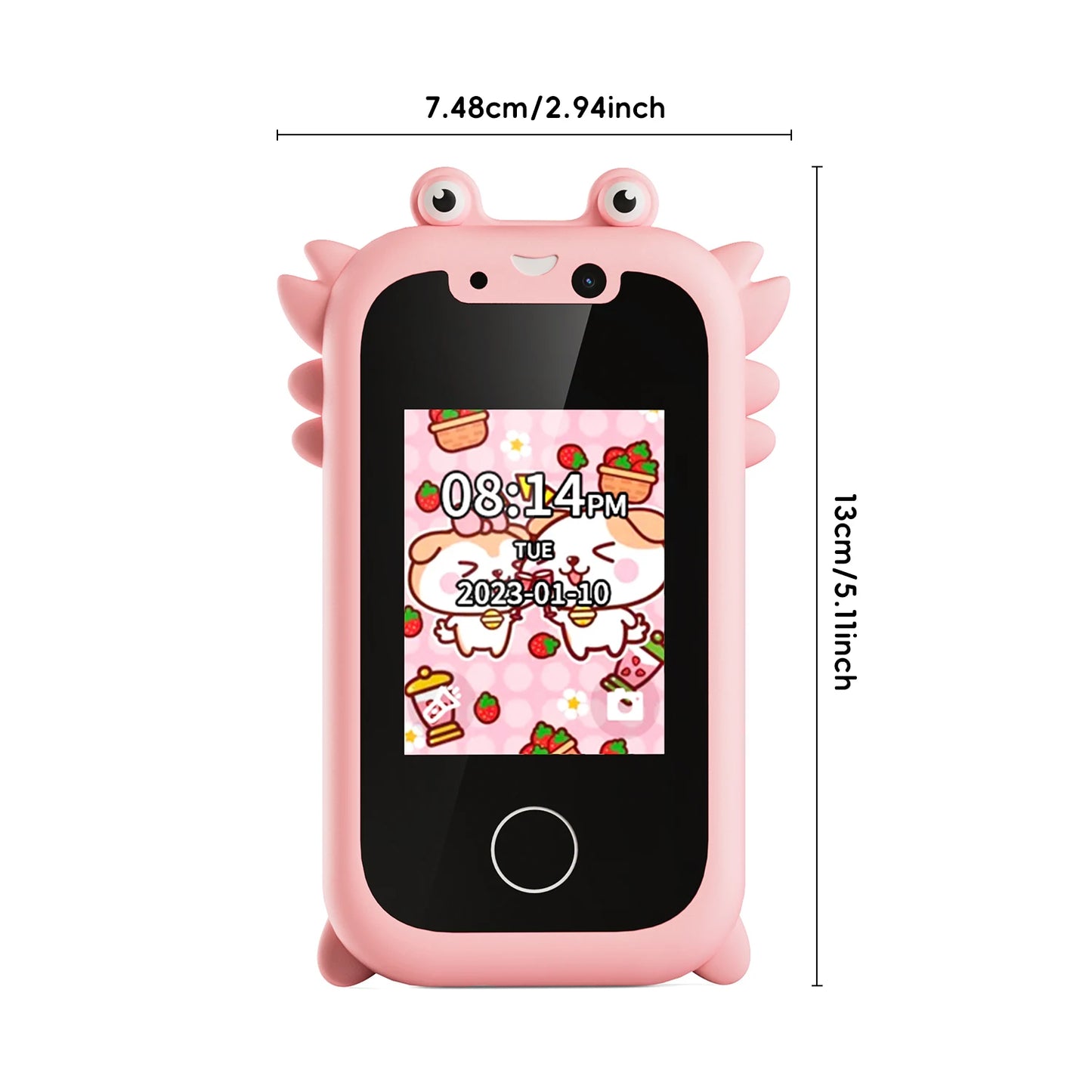 Kids Smart Phone Toys for Boys Girls Christmas Gifts Touchscreen Toddler Learning Cell Toy Phone with Camera Game Music Player
