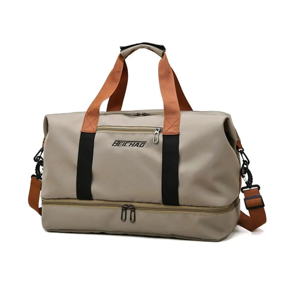 Large Capacity Gym Bag Portable Short Distance Travel Bag Sports Fitness Waterproof Handbag Luggage Storage Bag