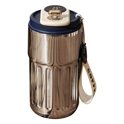 Premium products Intelligent thermos coffee LED temperature display coffee cup 316 stainless steel tumbler portable thermos