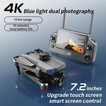 Drone professionnel AE3 Pro Max avec écran 360 ° Évitement d'obstacles sans brosse 8K double caméra 3 axes cardan quadrirotor FP