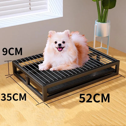 Dog Toilet Indoor Dogs Litter Box Stainless Steel Toilet for Small Dogs Training Sandbox Washable Dog Toilets Pet Poop Collector