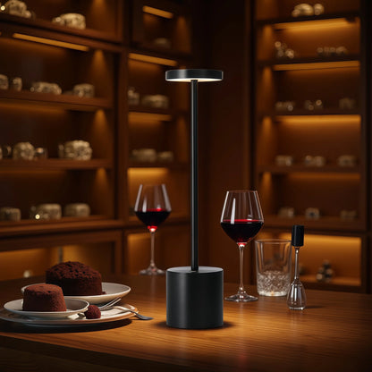Wireless charging LED desk lamp | 3-color + adjustable dimming | USB charging | Bedside lamp | Festival gift.